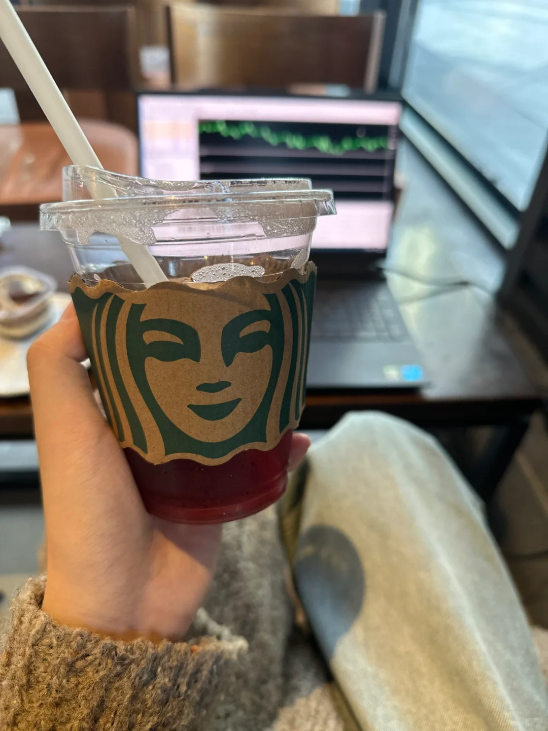00后小女孩全职交易日常☕️