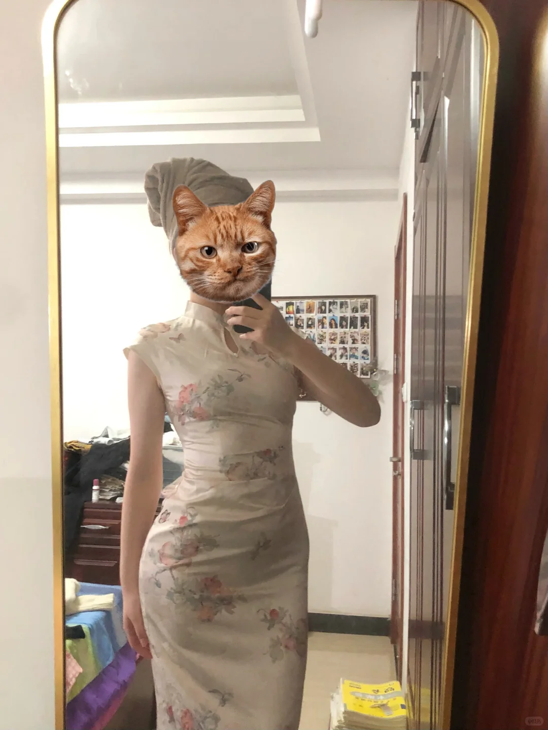 老婆们三选一！！留哪件旗袍呀