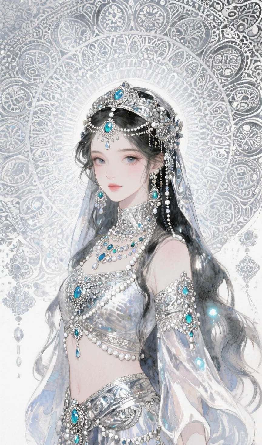 异域少女（银色系）