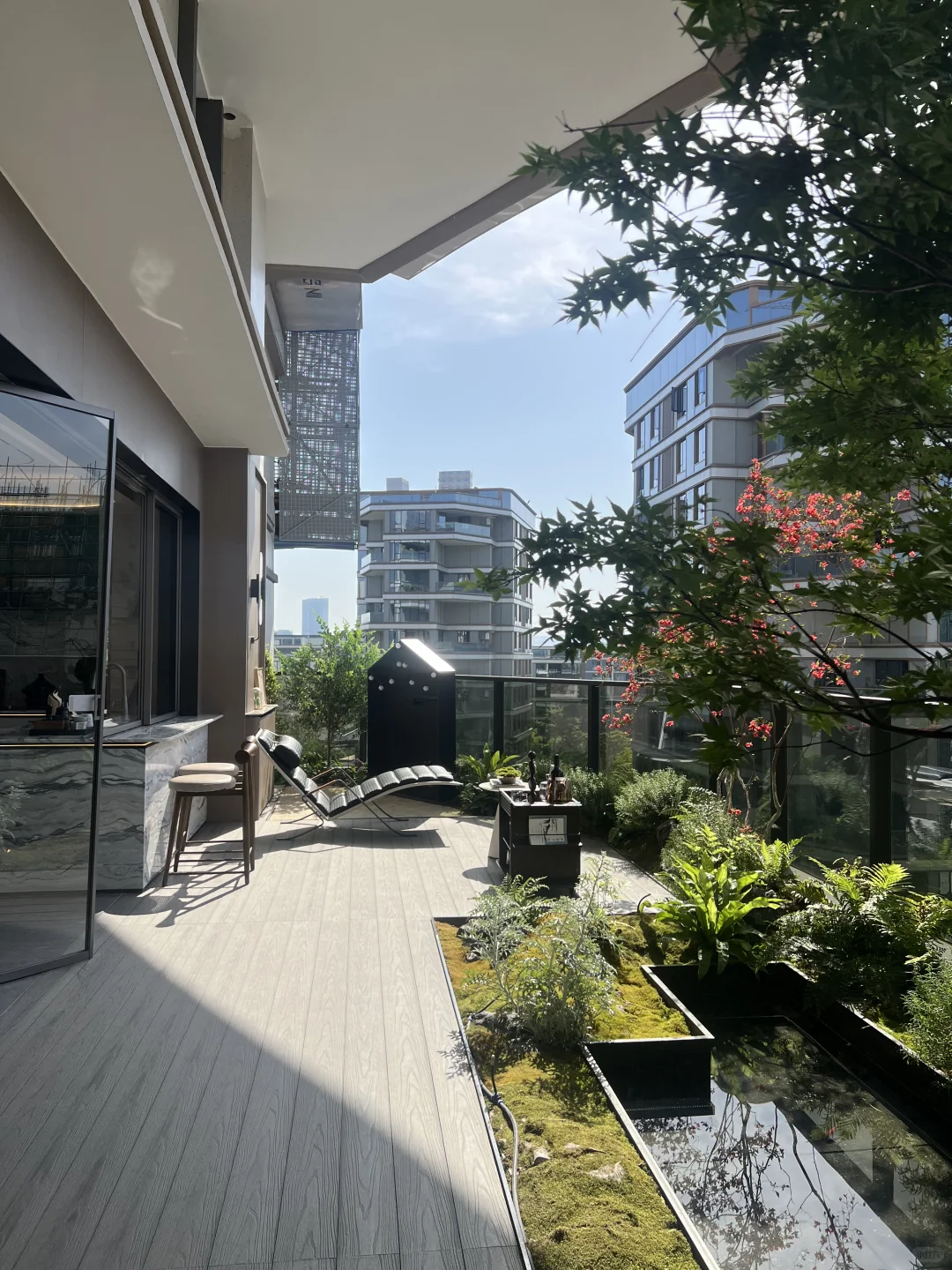 可以看夕阳的露台，拥有了✅