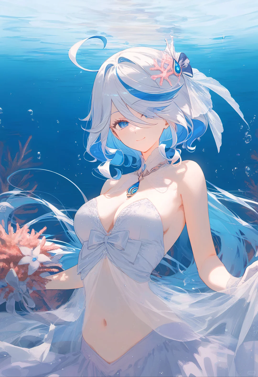 原神芙宁娜｜水中の结婚式