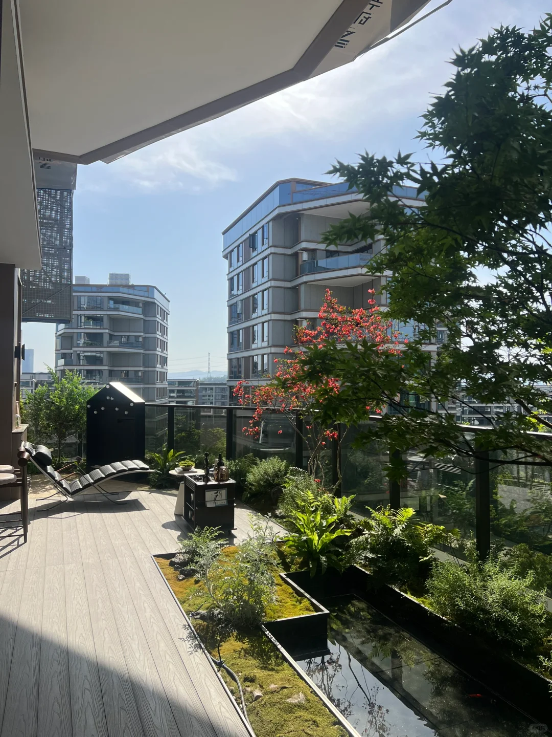 可以看夕阳的露台，拥有了✅