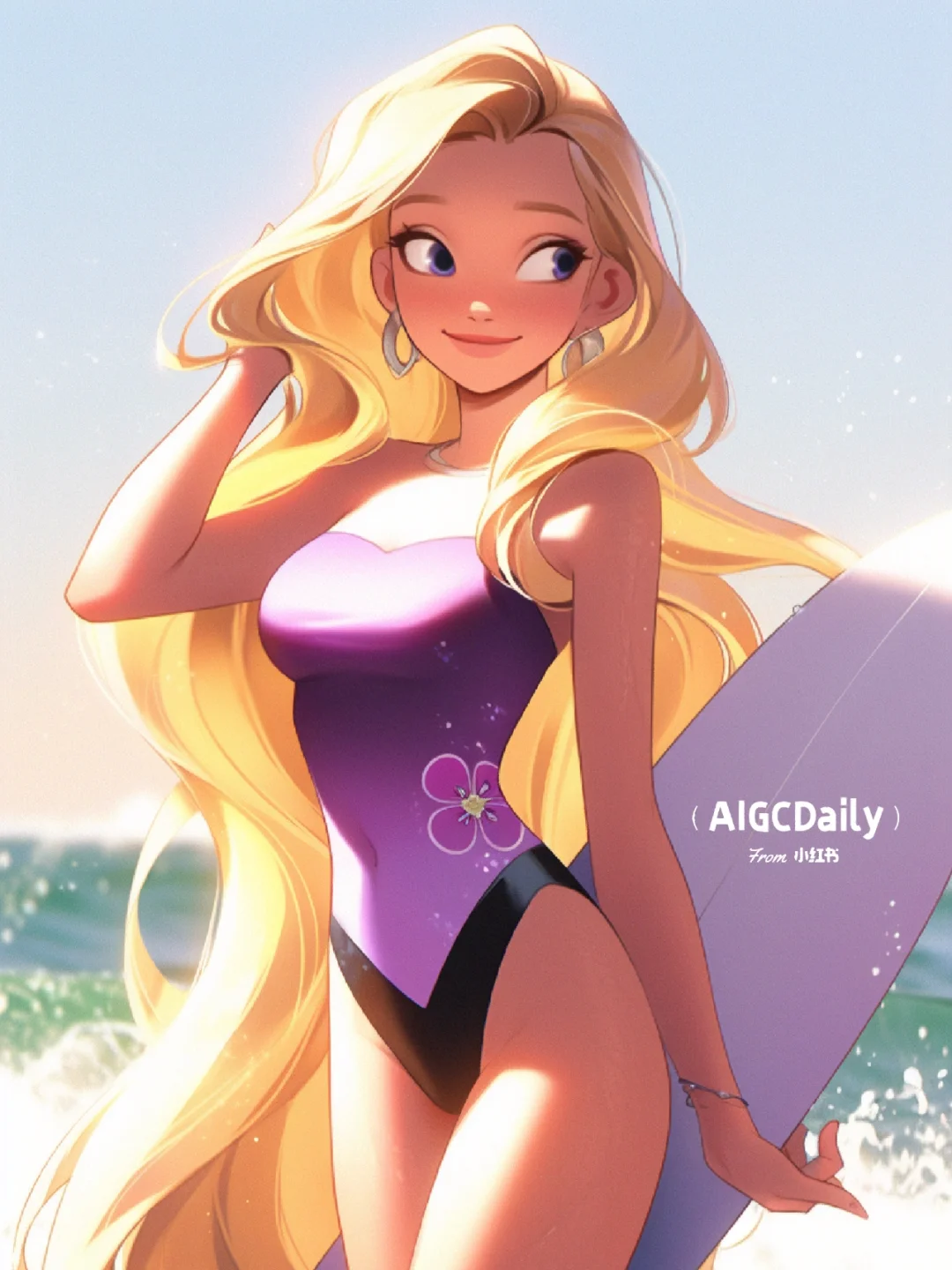 🏖️和迪士尼公主学穿搭！乐佩夏日限定泳装秀