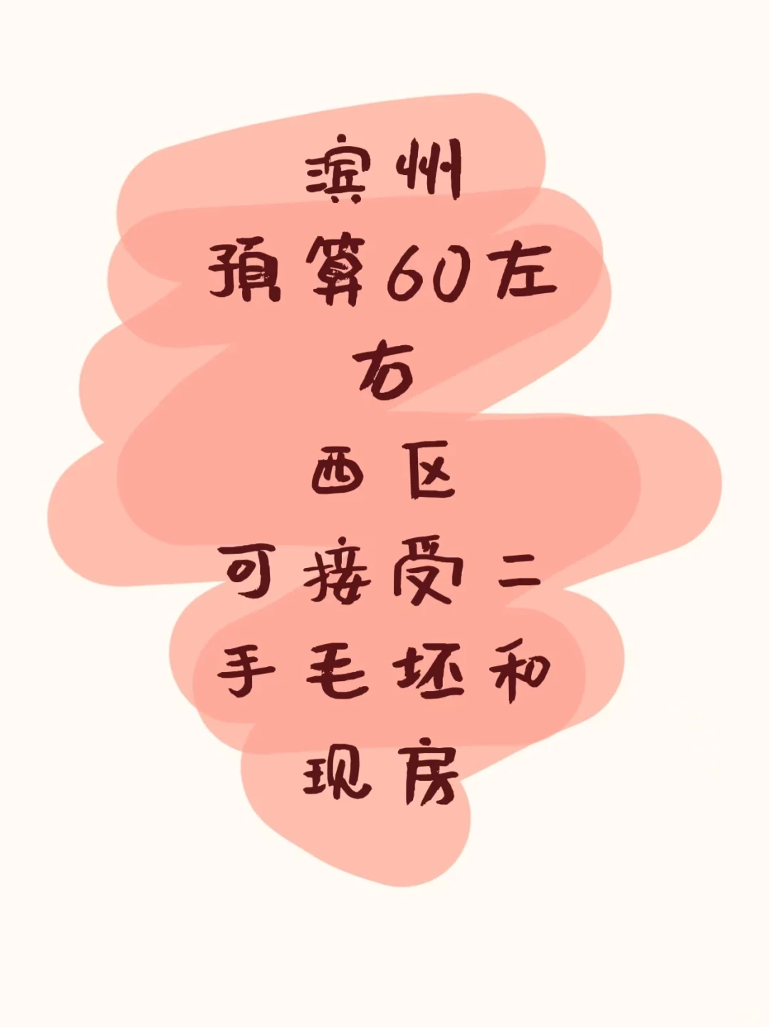 救命！滨州西北60万买房求推荐！