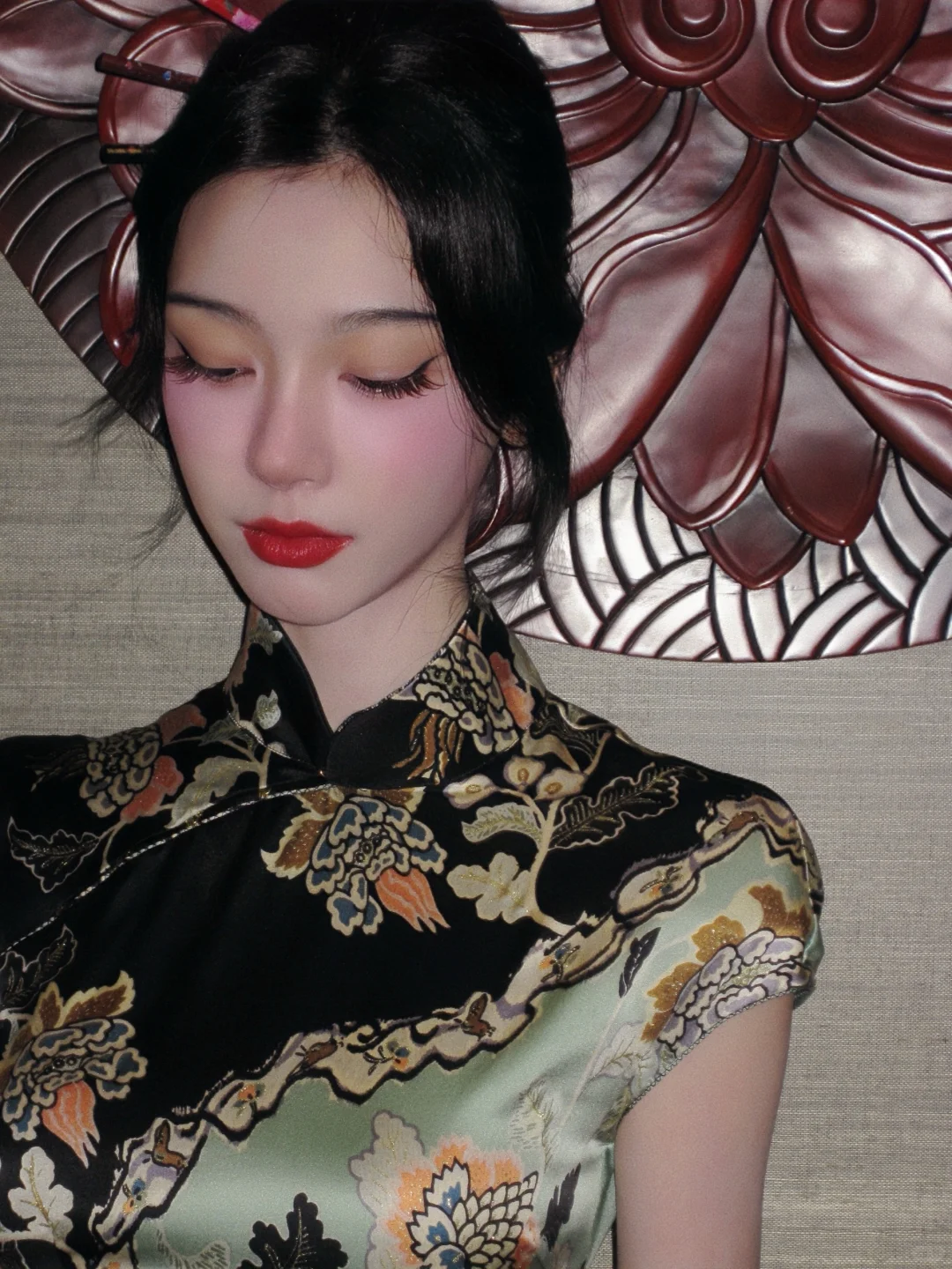 梦玲这个中华美人妆我用了这些✨