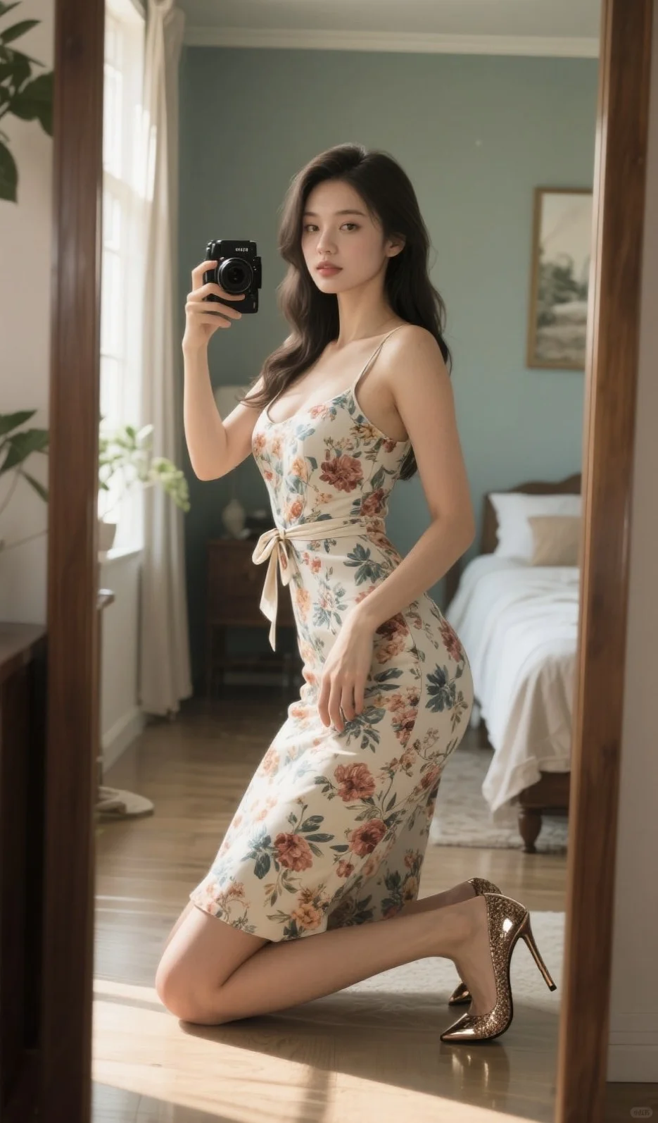 双面度假缪斯：暗夜碎花×暖阳焦糖的终极交锋