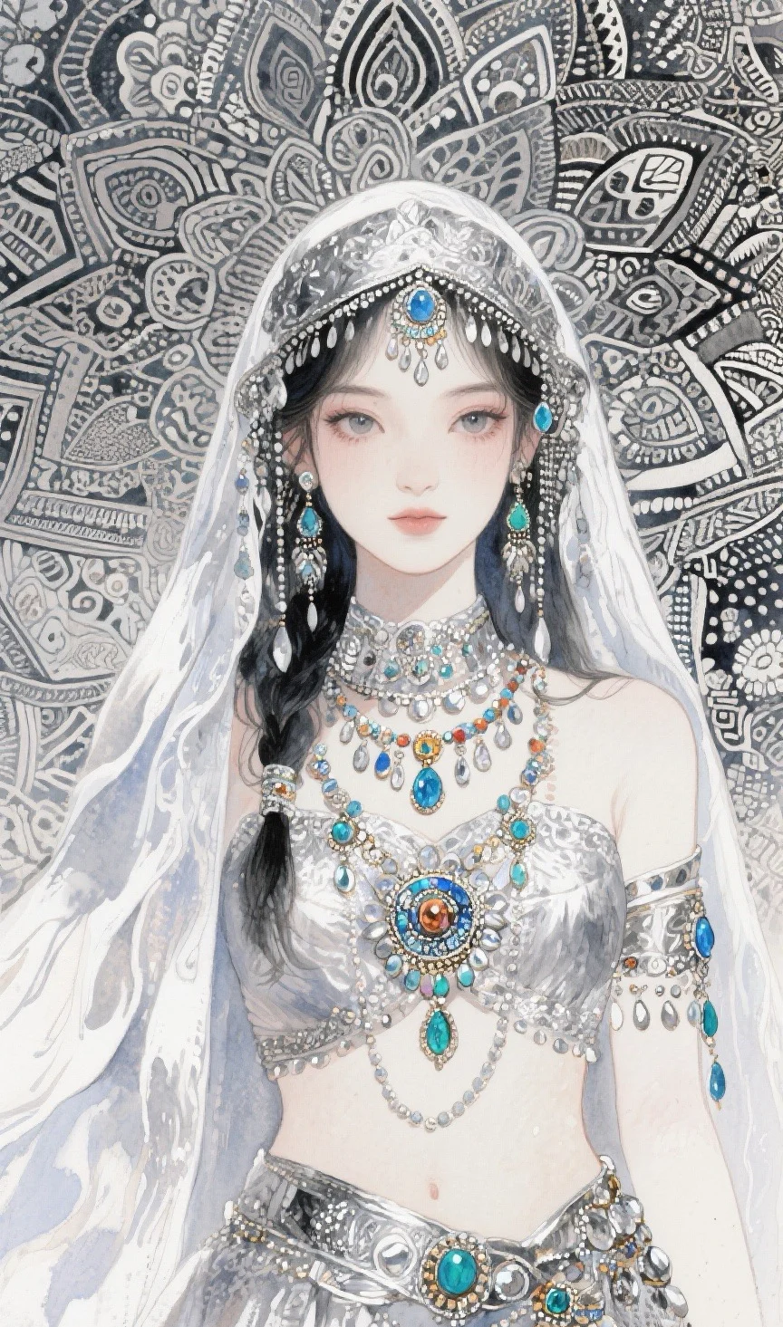 异域少女（银色系）