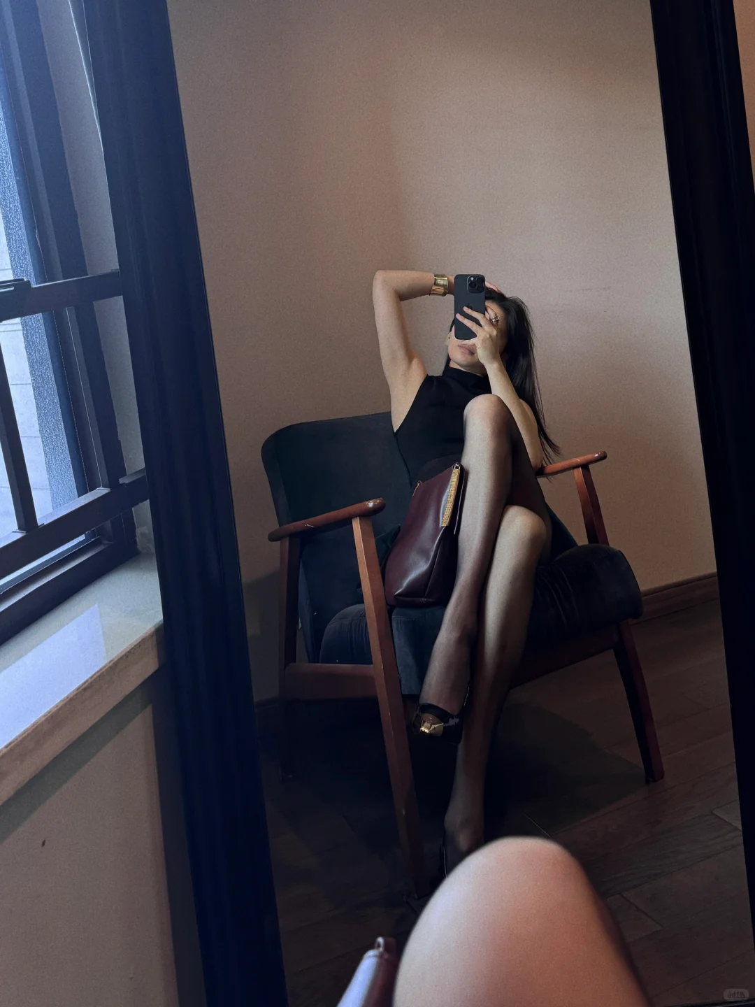 黑色系穿搭～