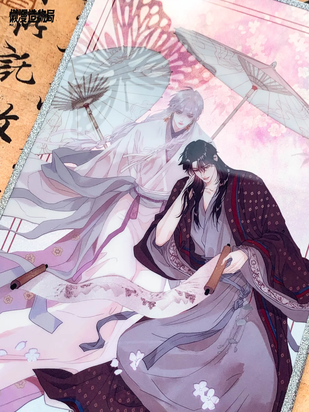 我和你，最天生一对🌺落花赠美人~