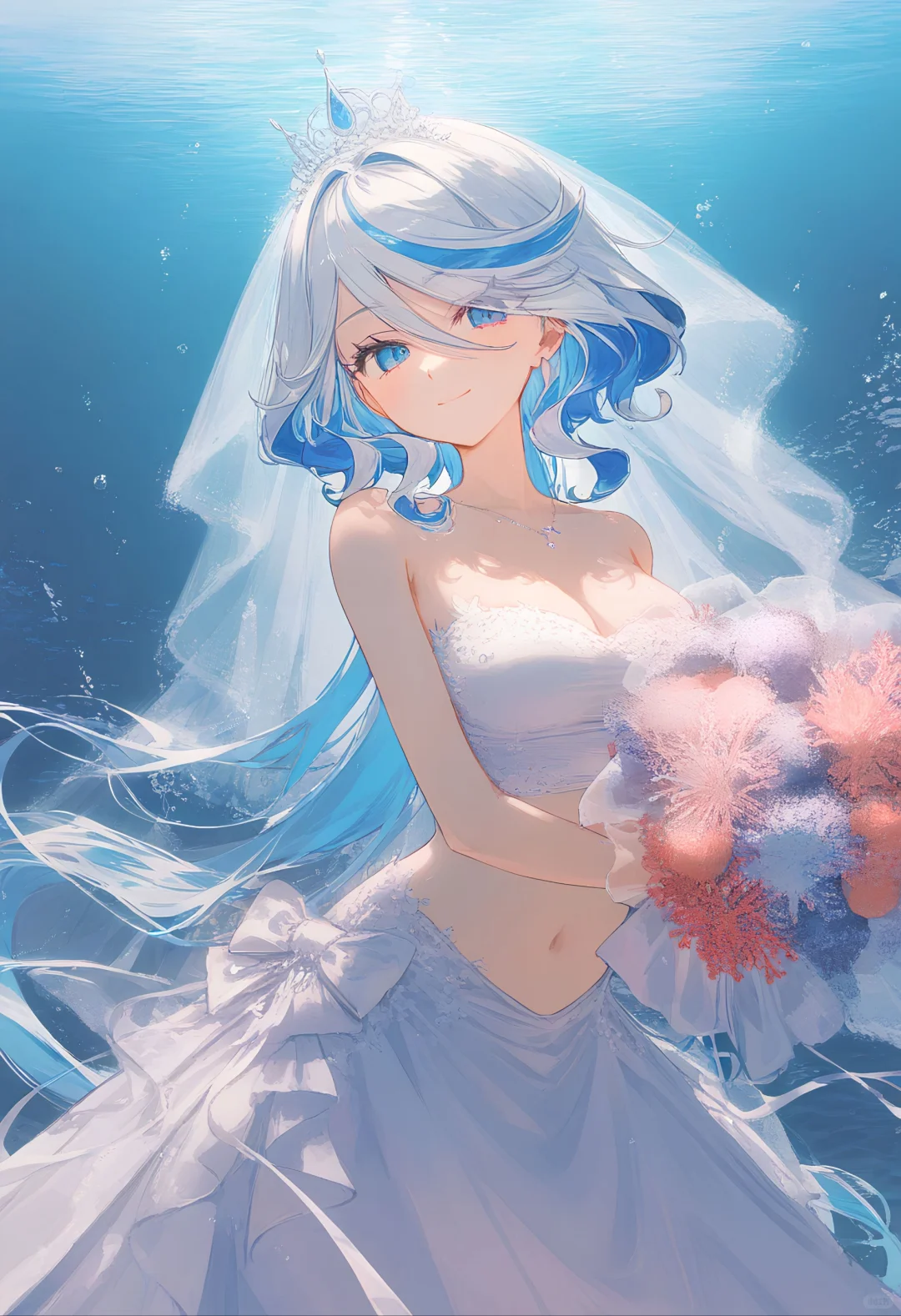 原神芙宁娜｜水中の结婚式