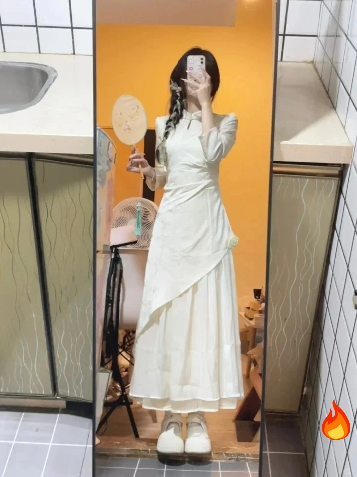 新中式连衣裙，气质女神范👗
