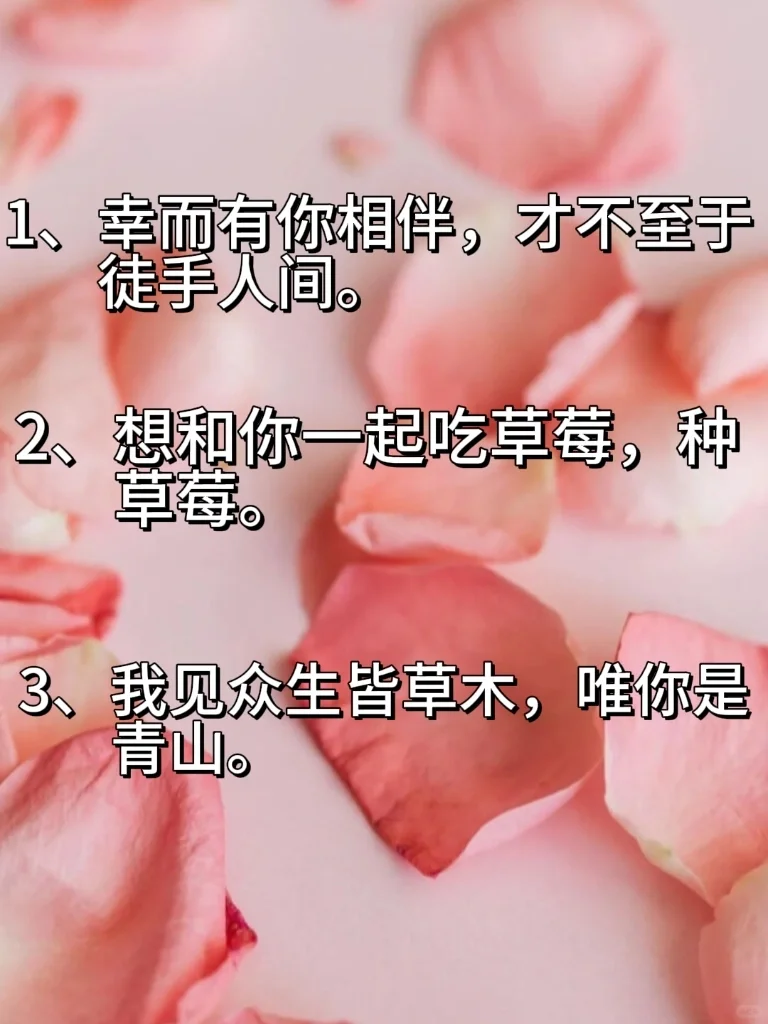 公主请学，去撩你对象~