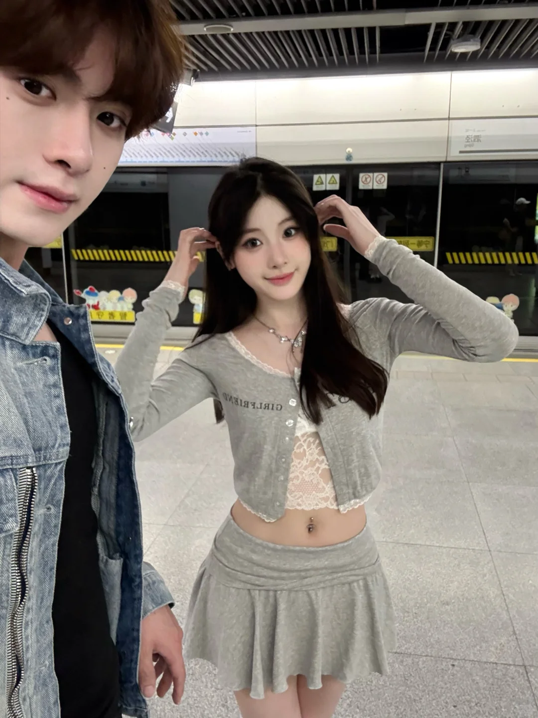 谈到这么漂亮的女朋友真的太幸福啦！！