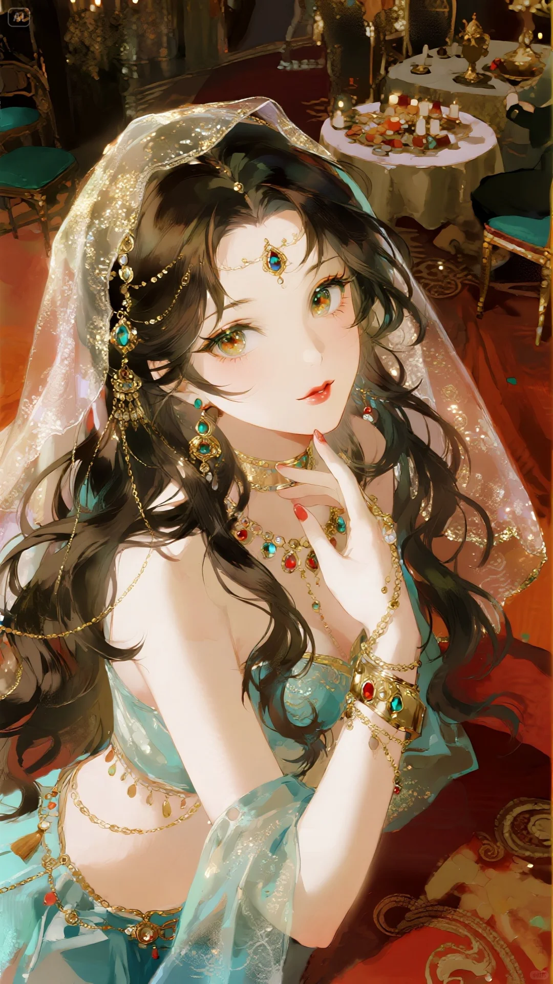 二次元 美丽的西域公主