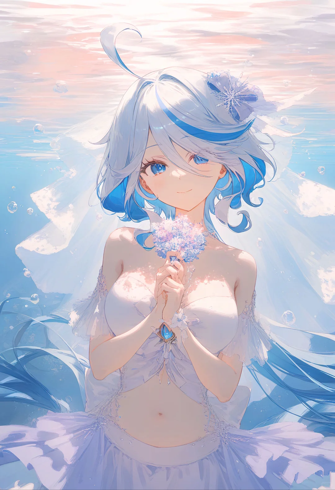原神芙宁娜｜水中の结婚式