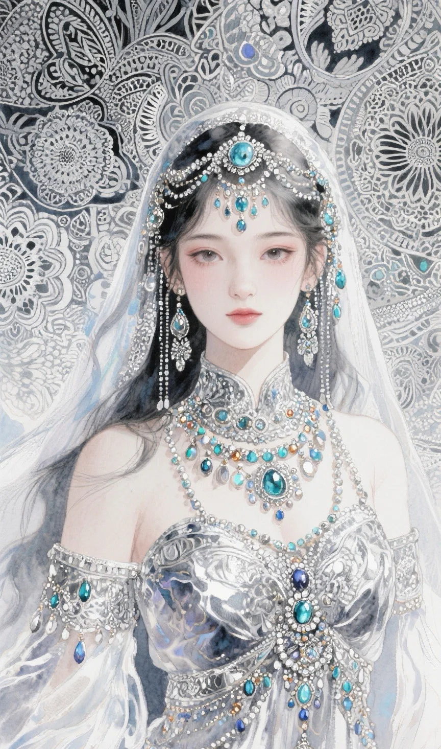 异域少女（银色系）