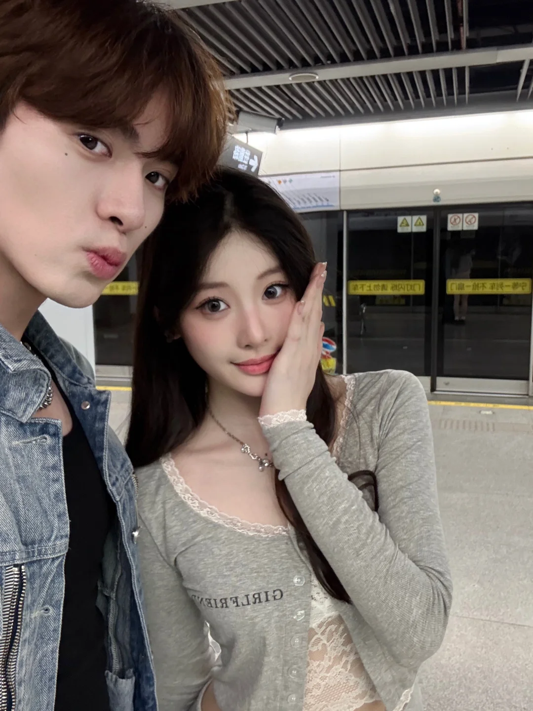 谈到这么漂亮的女朋友真的太幸福啦！！