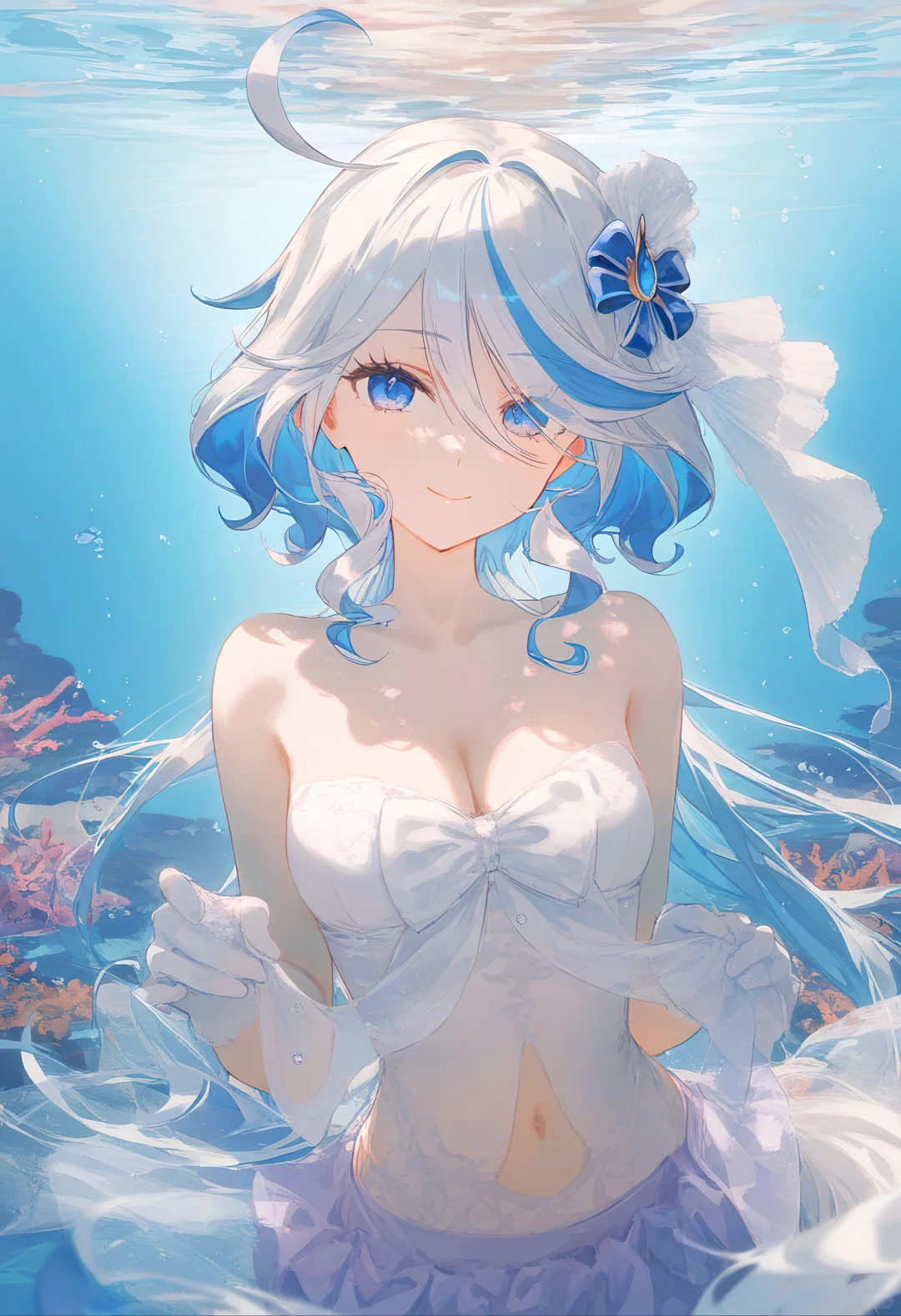 原神芙宁娜｜水中の结婚式