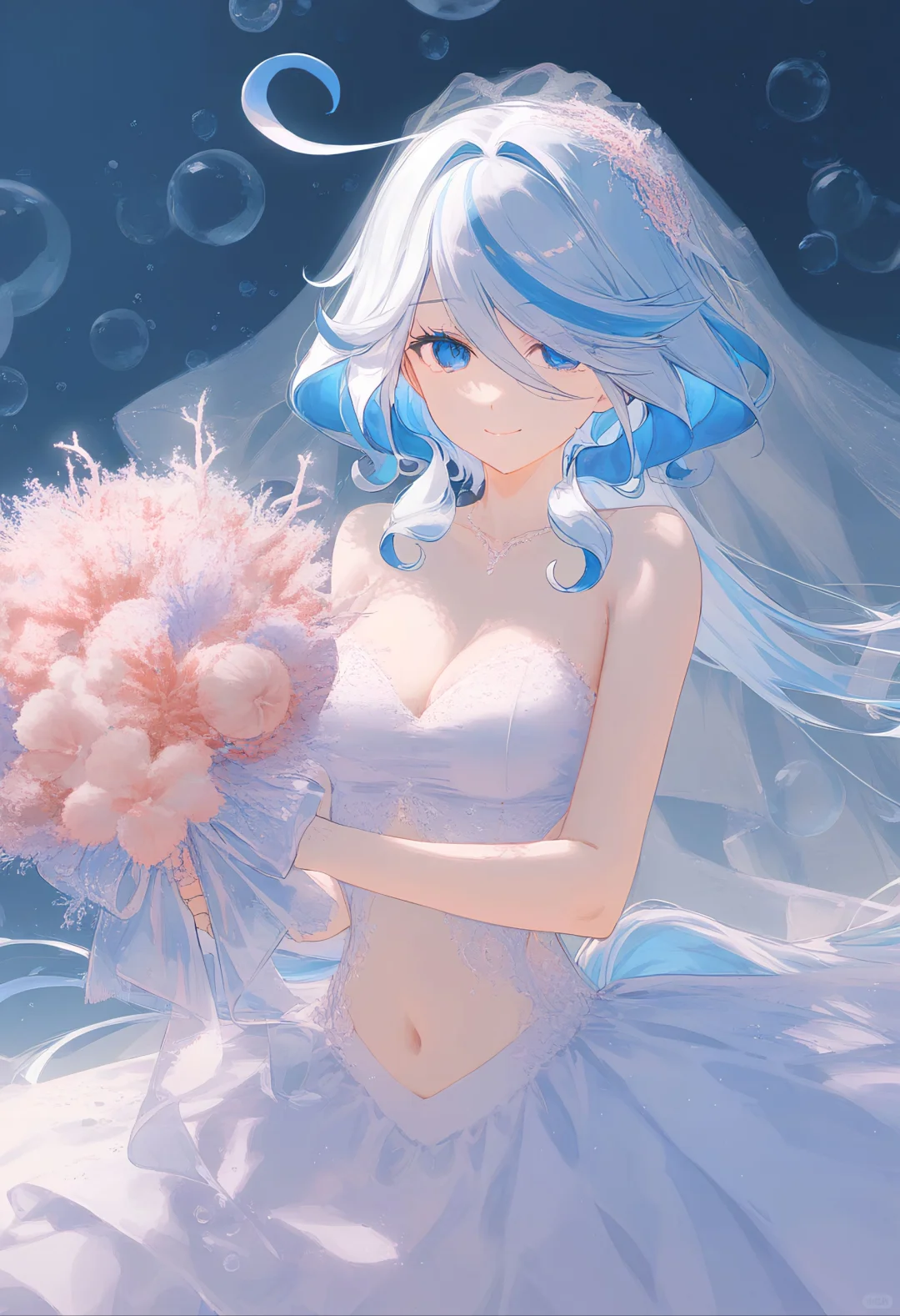 原神芙宁娜｜水中の结婚式