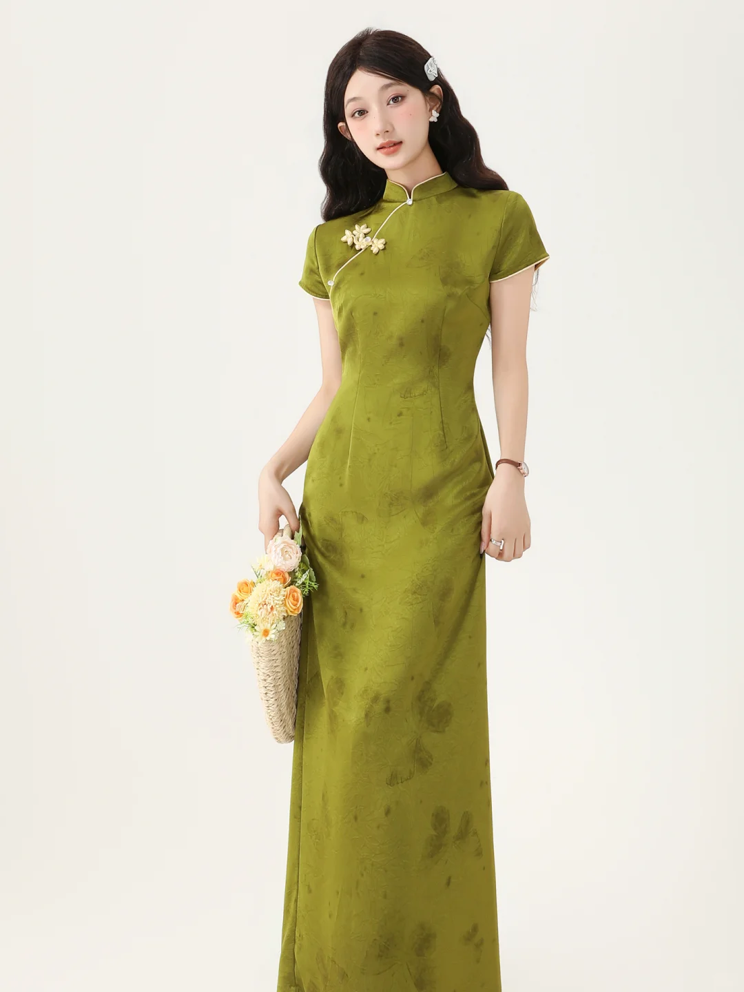 💚穿出高级感！绿色旗袍女神范👘