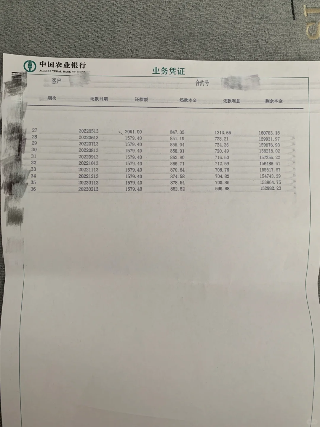 你们每个月房贷还款多少？