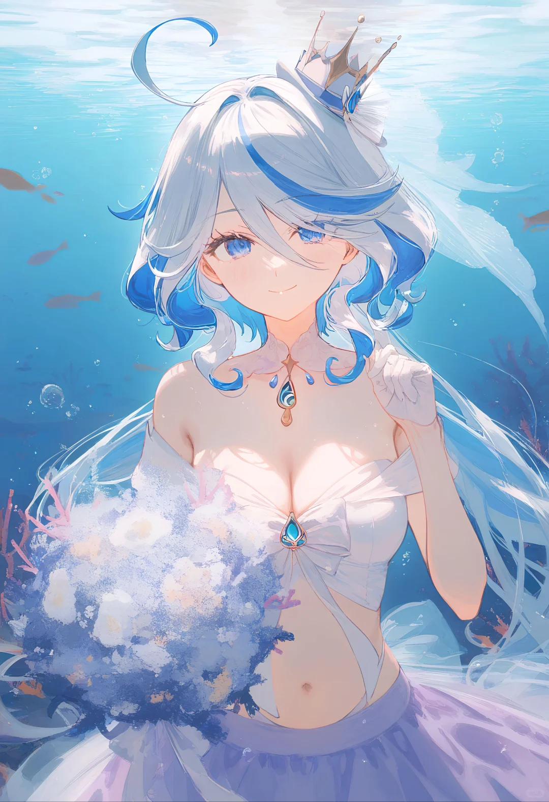 原神芙宁娜｜水中の结婚式