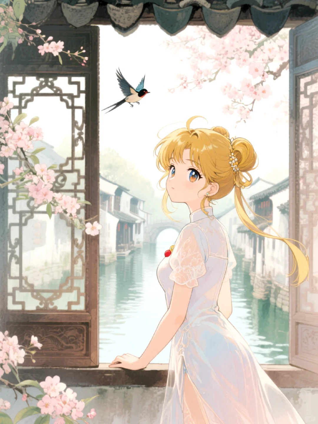 是个温柔的江南女子月野兔