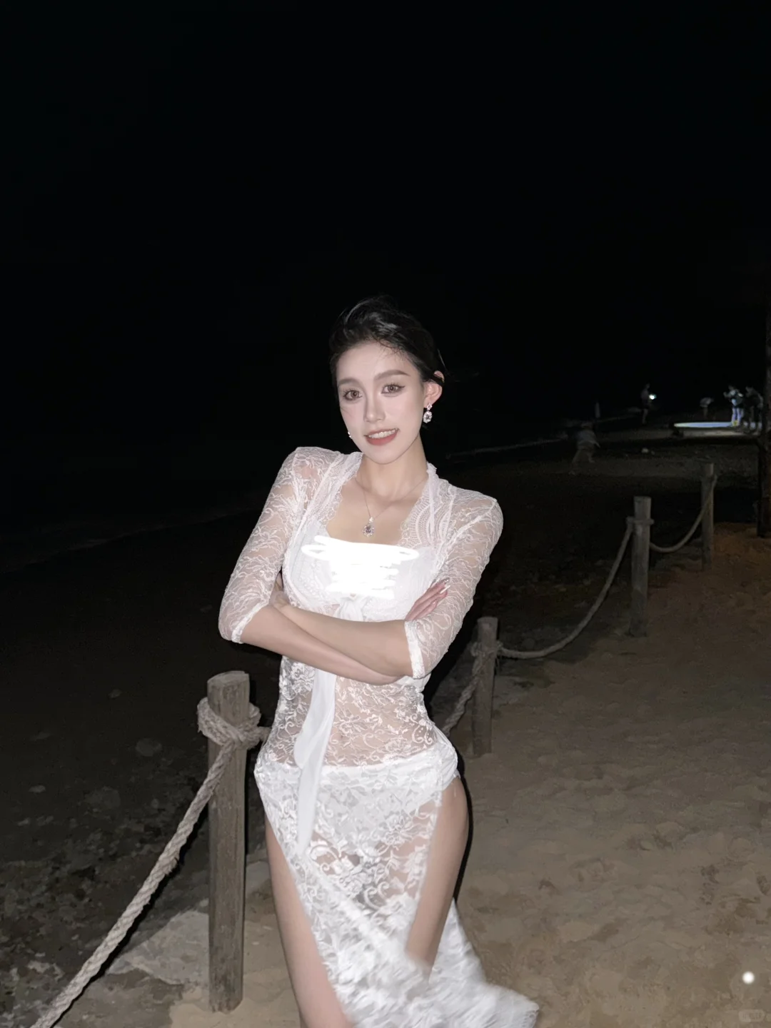 🏝️比基尼➕一层纱 出奇效