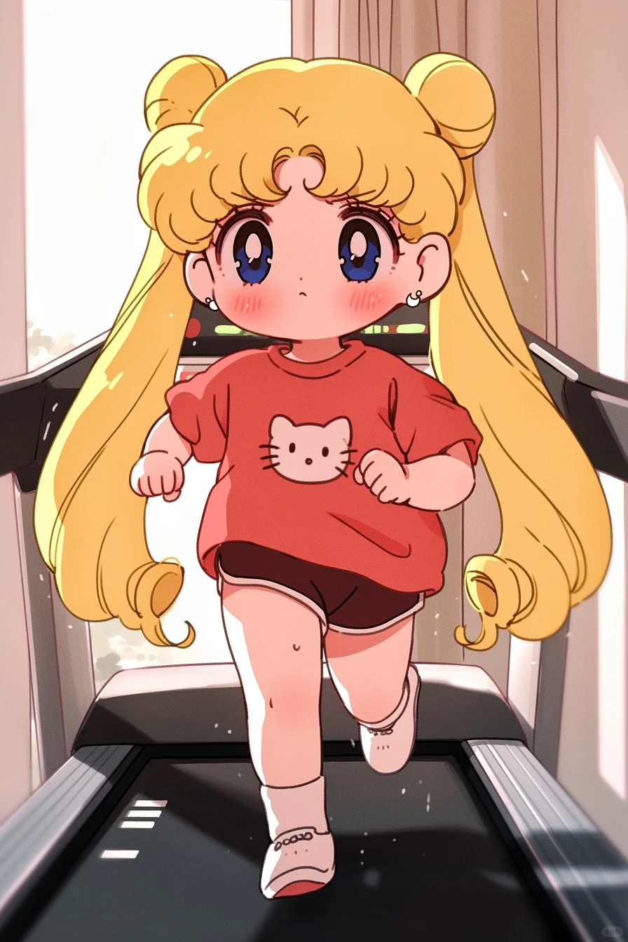 🏃🏻‍管住嘴，迈开腿｜美少女战士跑步壁纸
