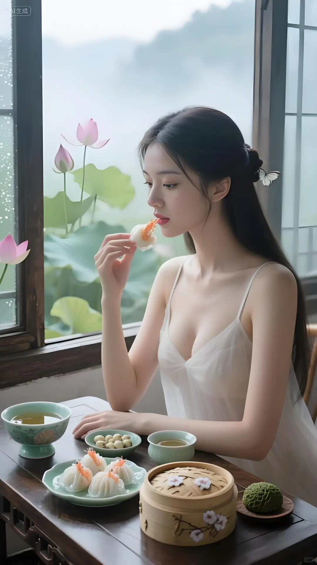 白裙沾上虾饺香时，七幕美人食光记