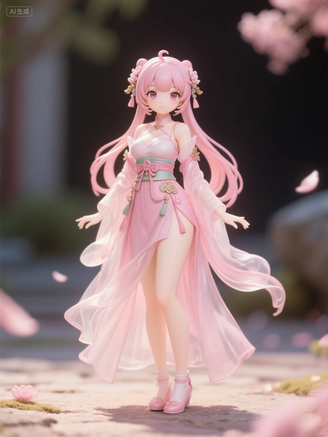 粉色小仙女太美了吧，真的好美！🌸🌸