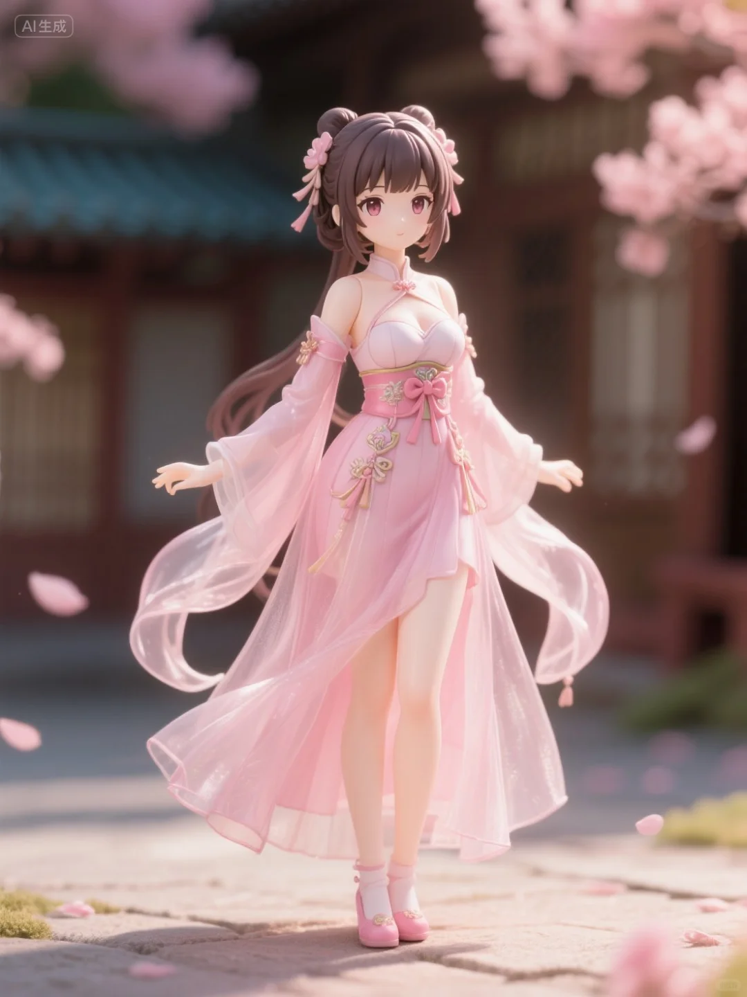 粉色小仙女太美了吧，真的好美！🌸🌸