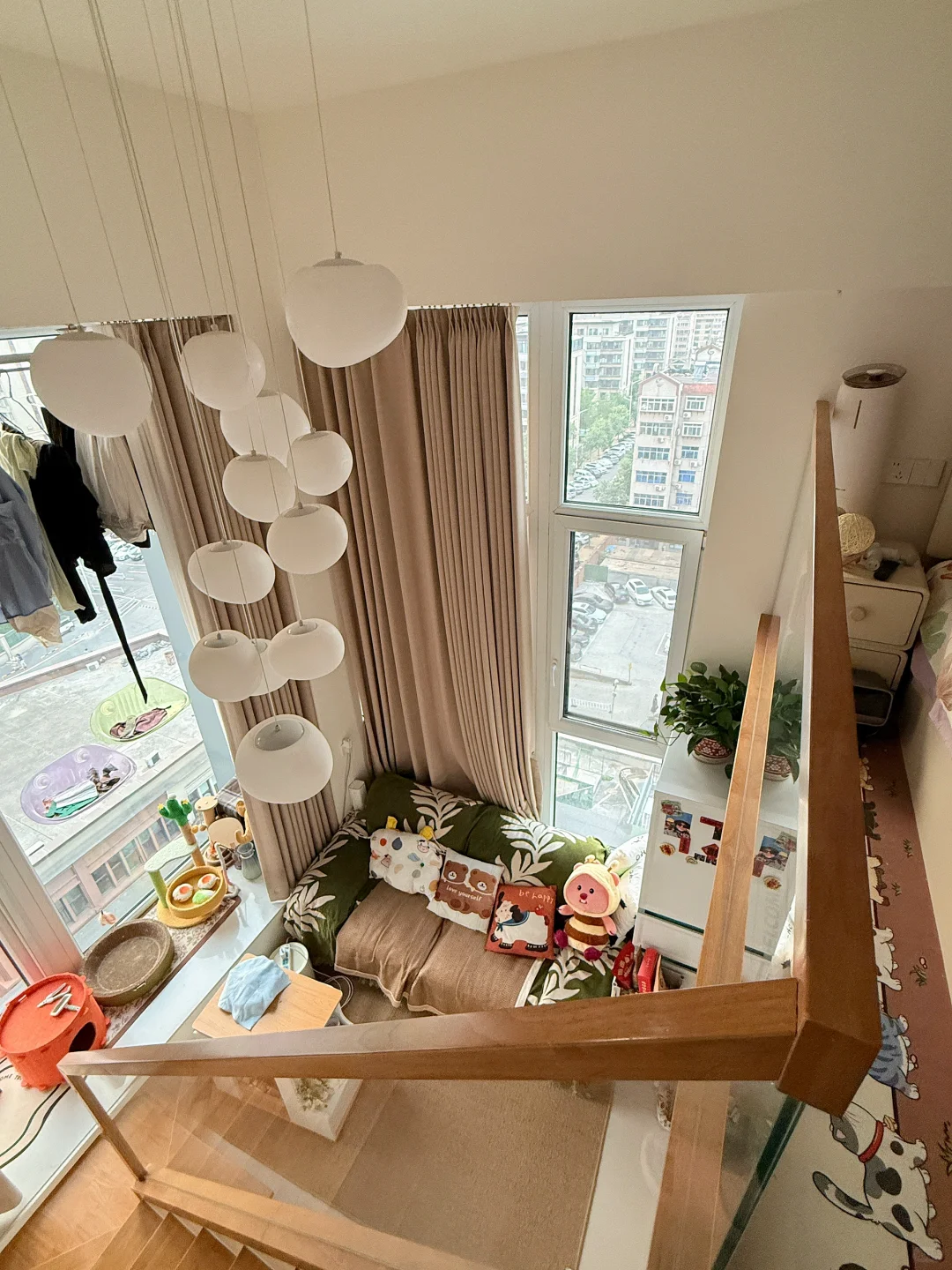 边户loft公寓装修入住一年！