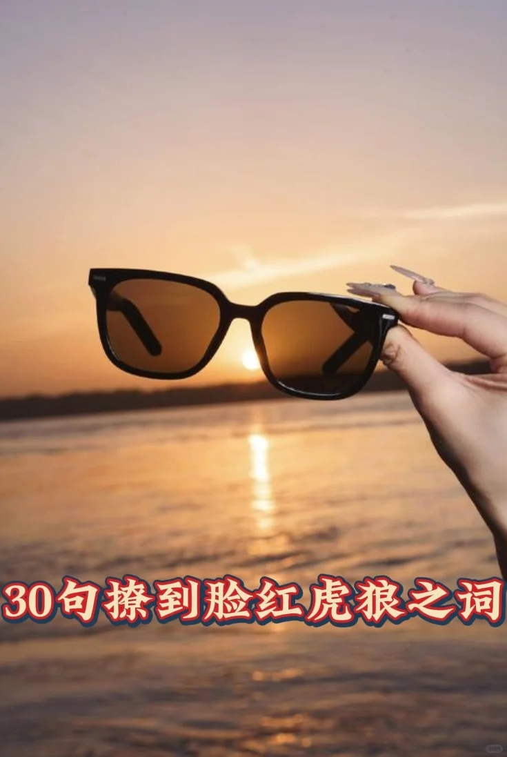 撩到脸红心跳的虎狼之词