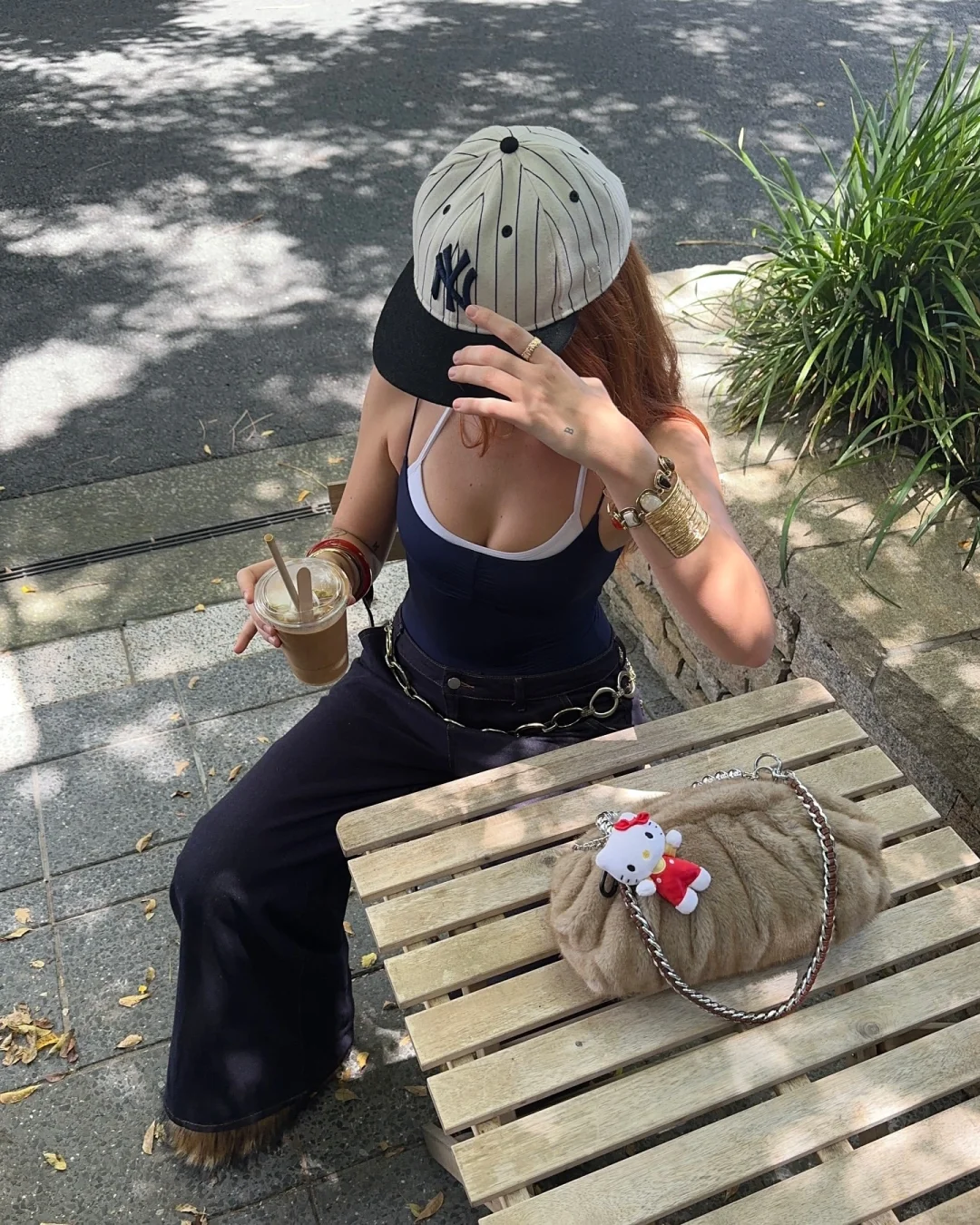夏日复古辣辣辣妹穿搭❗️❗️大胆露出美背😎🥳