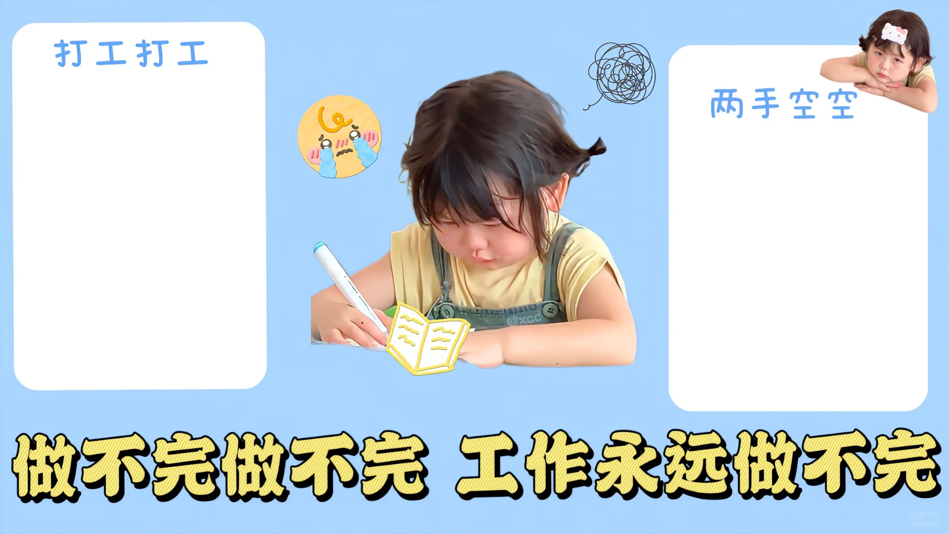 妹崽打工人壁纸