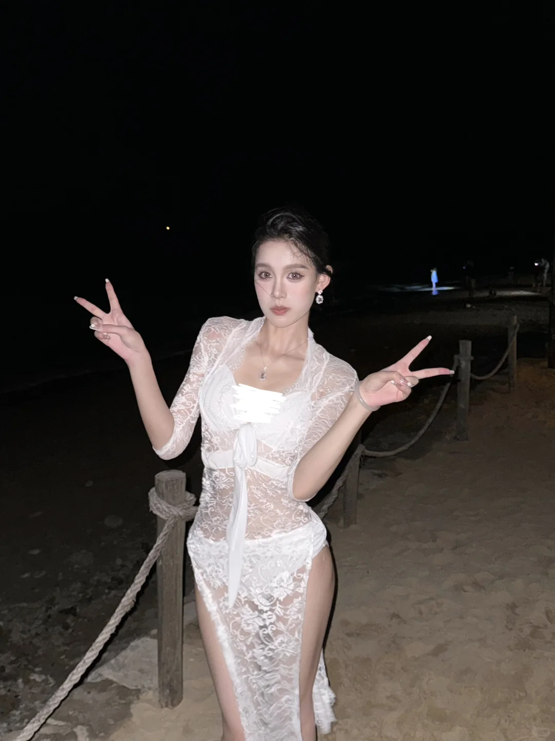 🏝️比基尼➕一层纱 出奇效