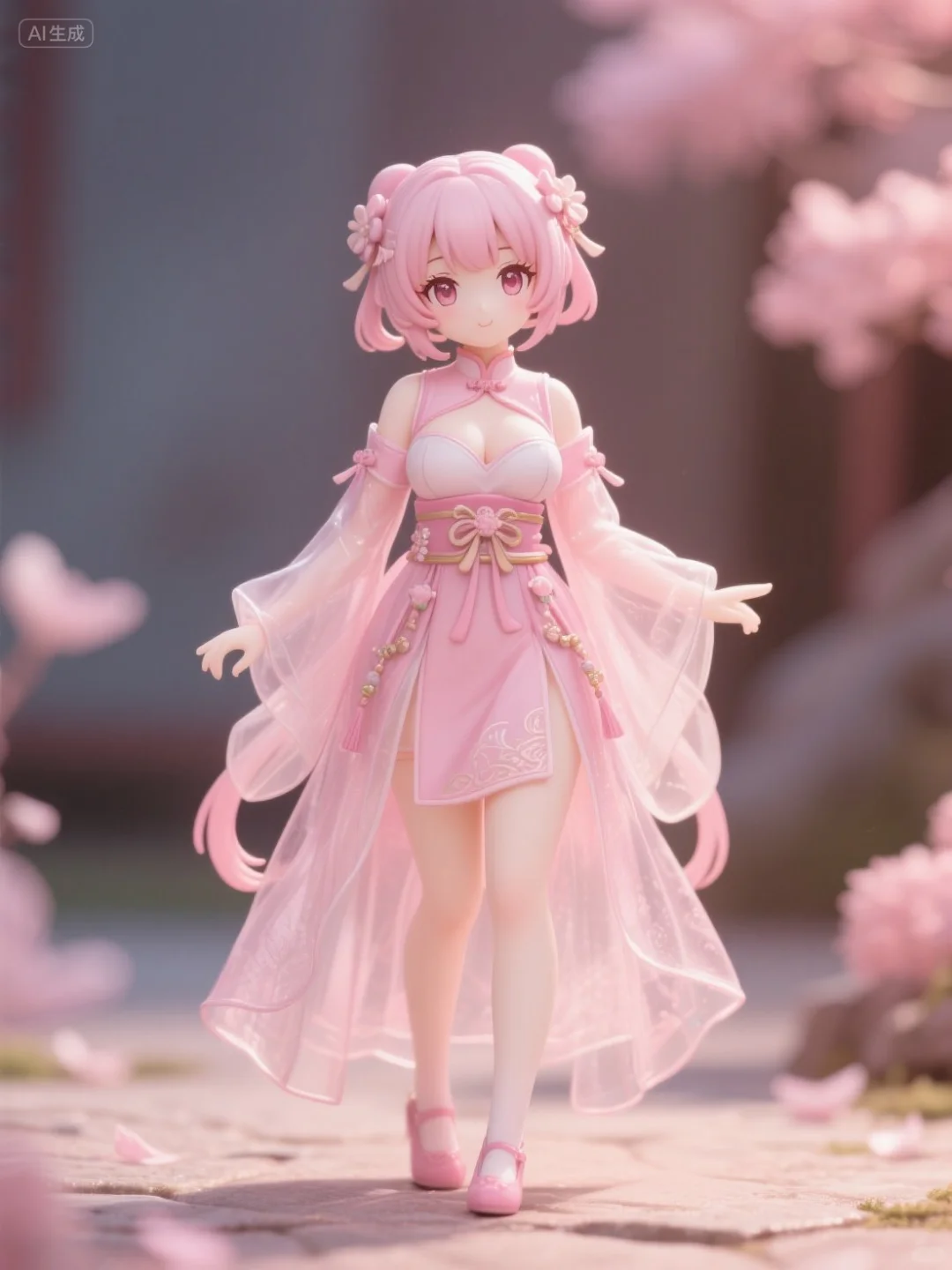 粉色小仙女太美了吧，真的好美！🌸🌸
