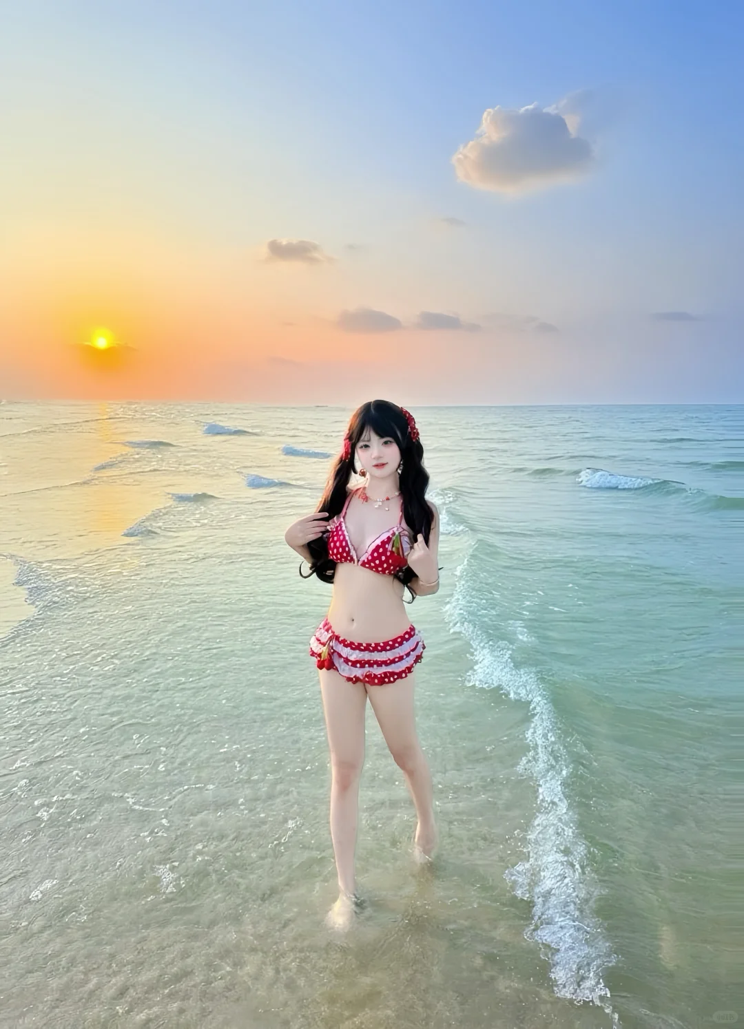 夏天就该泡在海水里🌊
