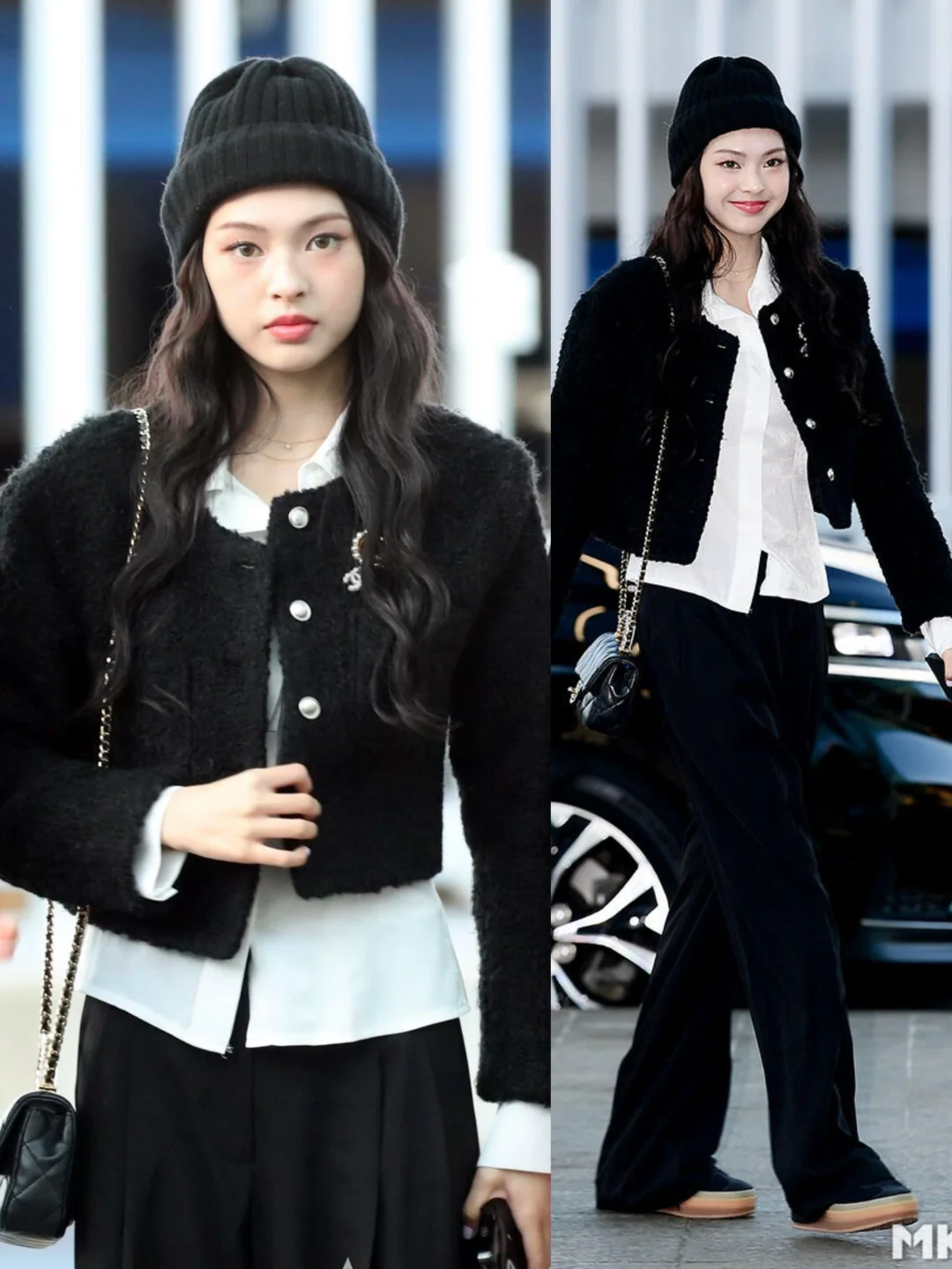 Babymonster今日机场街拍私服，青春美少女！