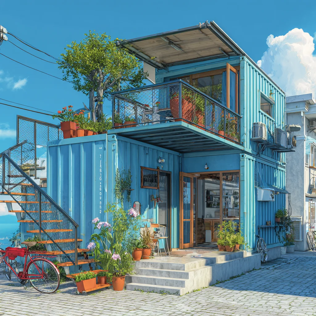 哇塞！住进面朝大海的集装箱住宅