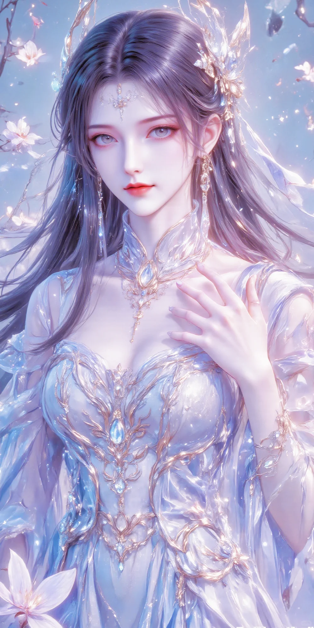 AI插画作品欣赏之唯美系列