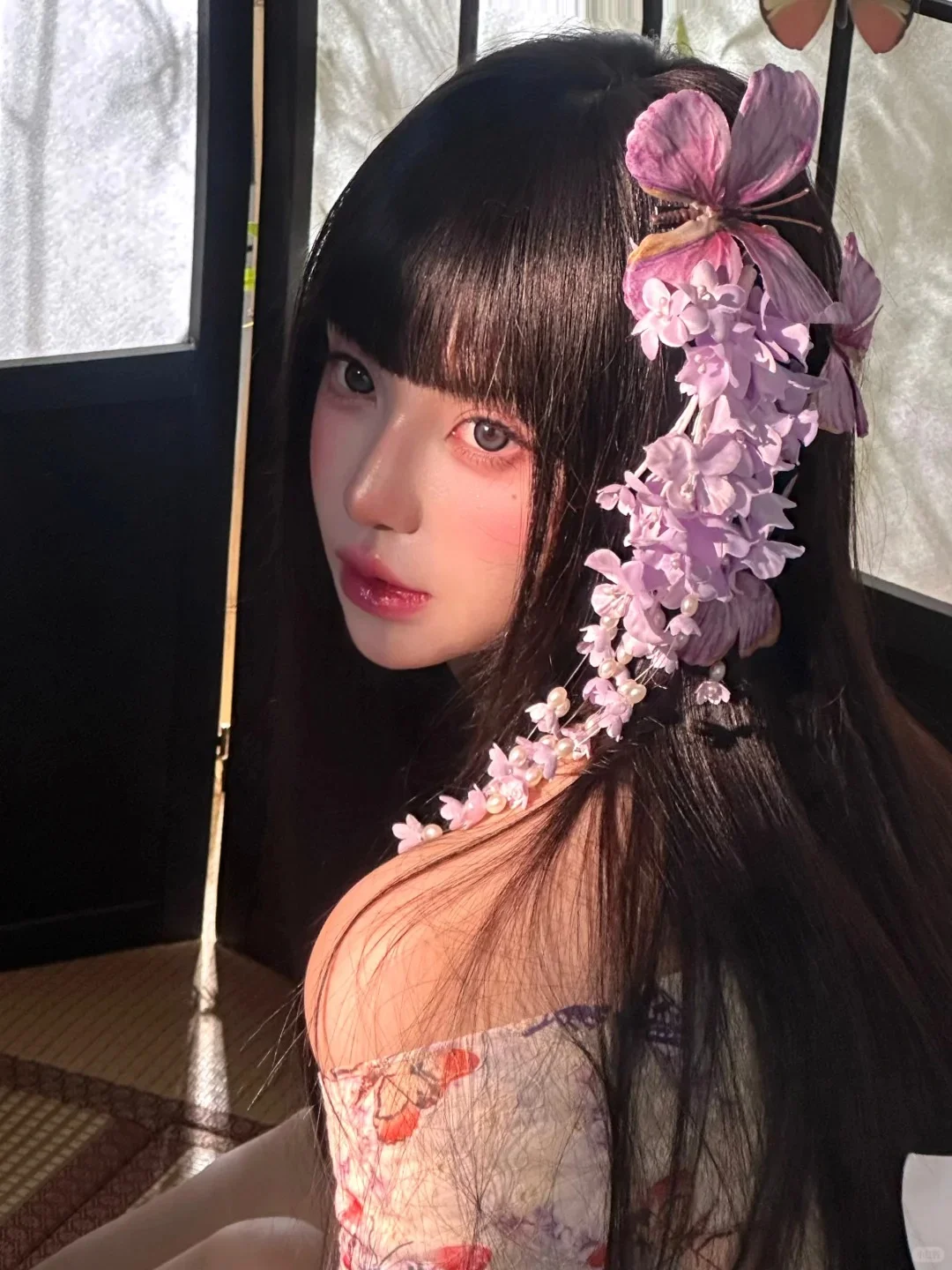 “花开彼岸💜”绝美妖艳的和服｜深圳写真