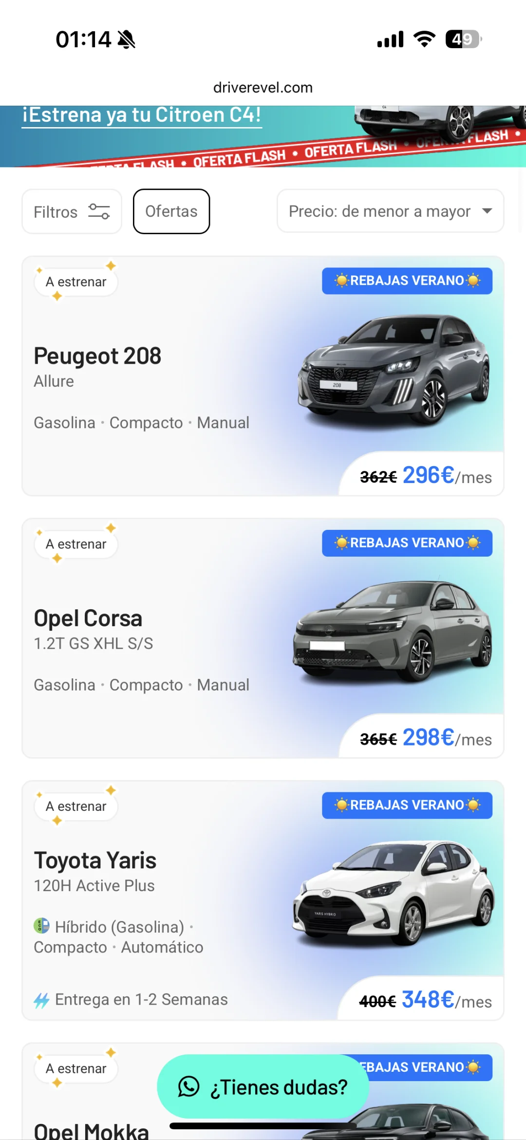 🇪🇸0首付 提新车 还有折扣～
