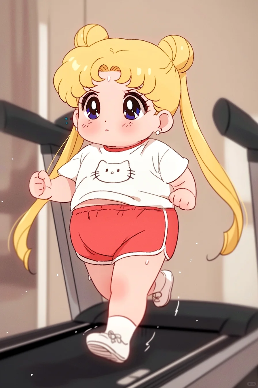 🏃🏻‍管住嘴，迈开腿｜美少女战士跑步壁纸