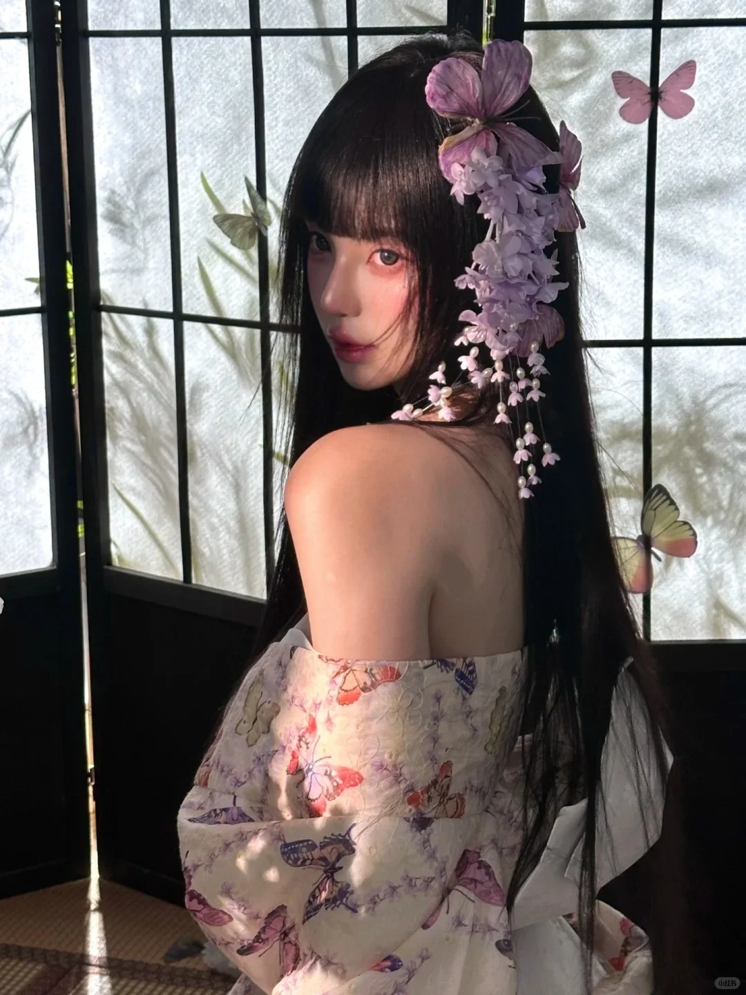 “花开彼岸💜”绝美妖艳的和服｜深圳写真