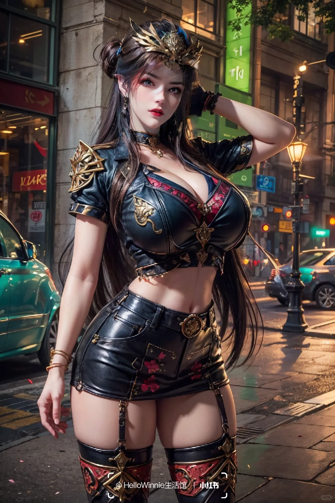 美杜莎 现代装