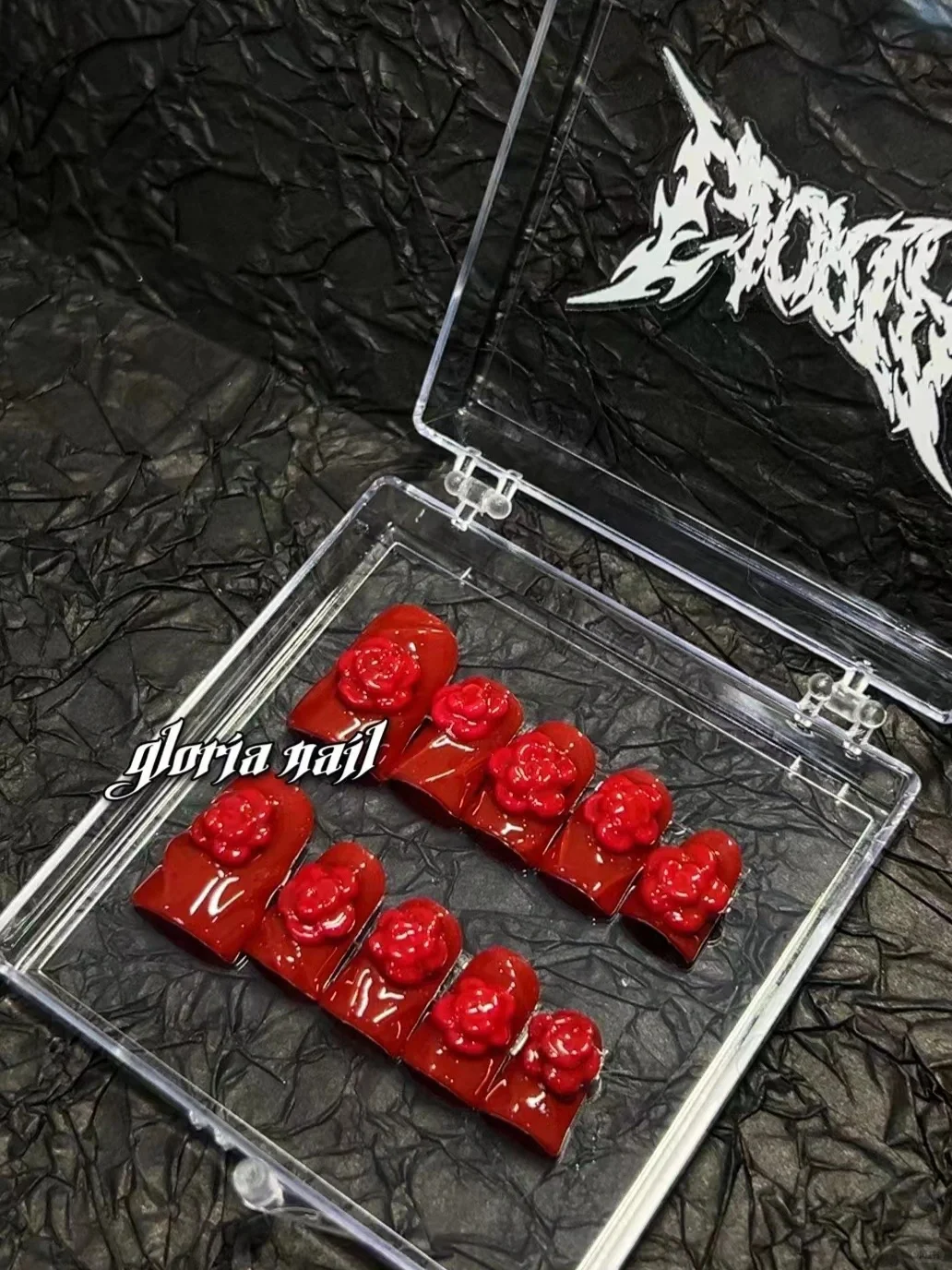Nail｜冷门妖艳红玫瑰🥀