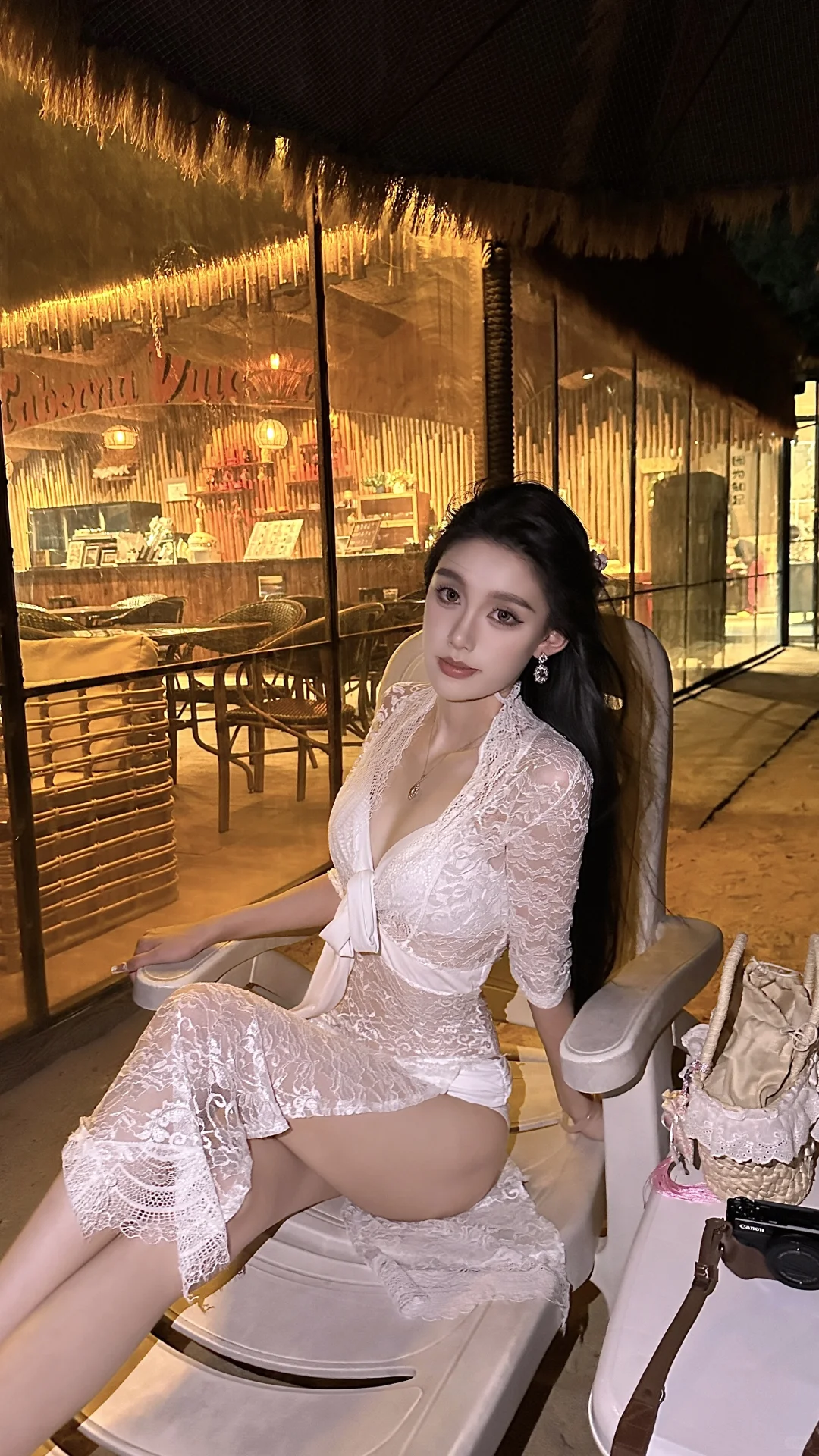 🏝️比基尼➕一层纱 出奇效