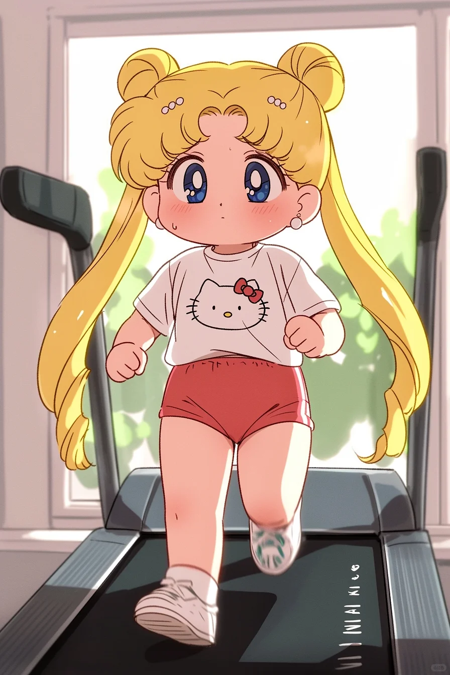 🏃🏻‍管住嘴，迈开腿｜美少女战士跑步壁纸